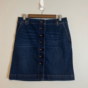 Talbots Jean Skirt Womens Size 8 Petite
